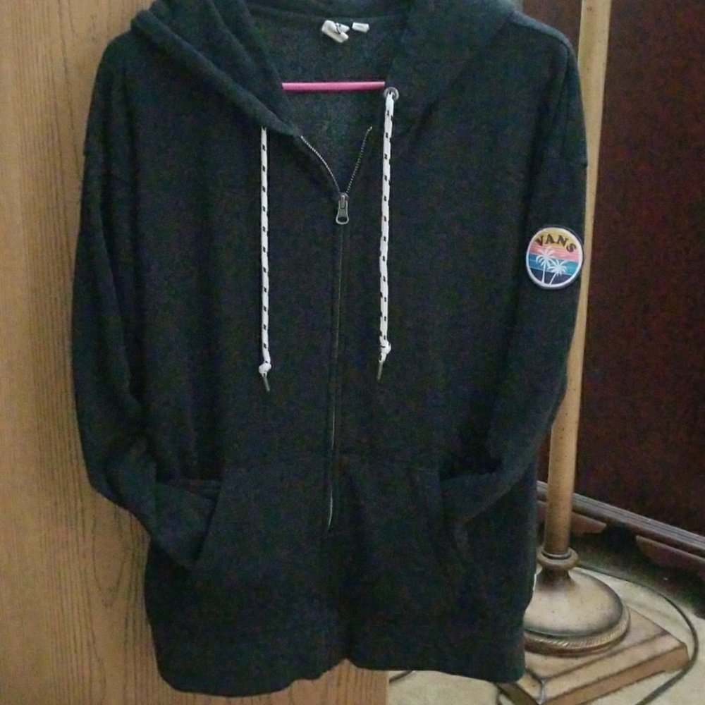 Vans worn once zip hoodie.